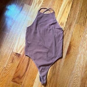 NWOT Brown bodysuit
